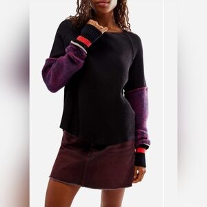 Women's size small Raglan waffle knit Free People sweater